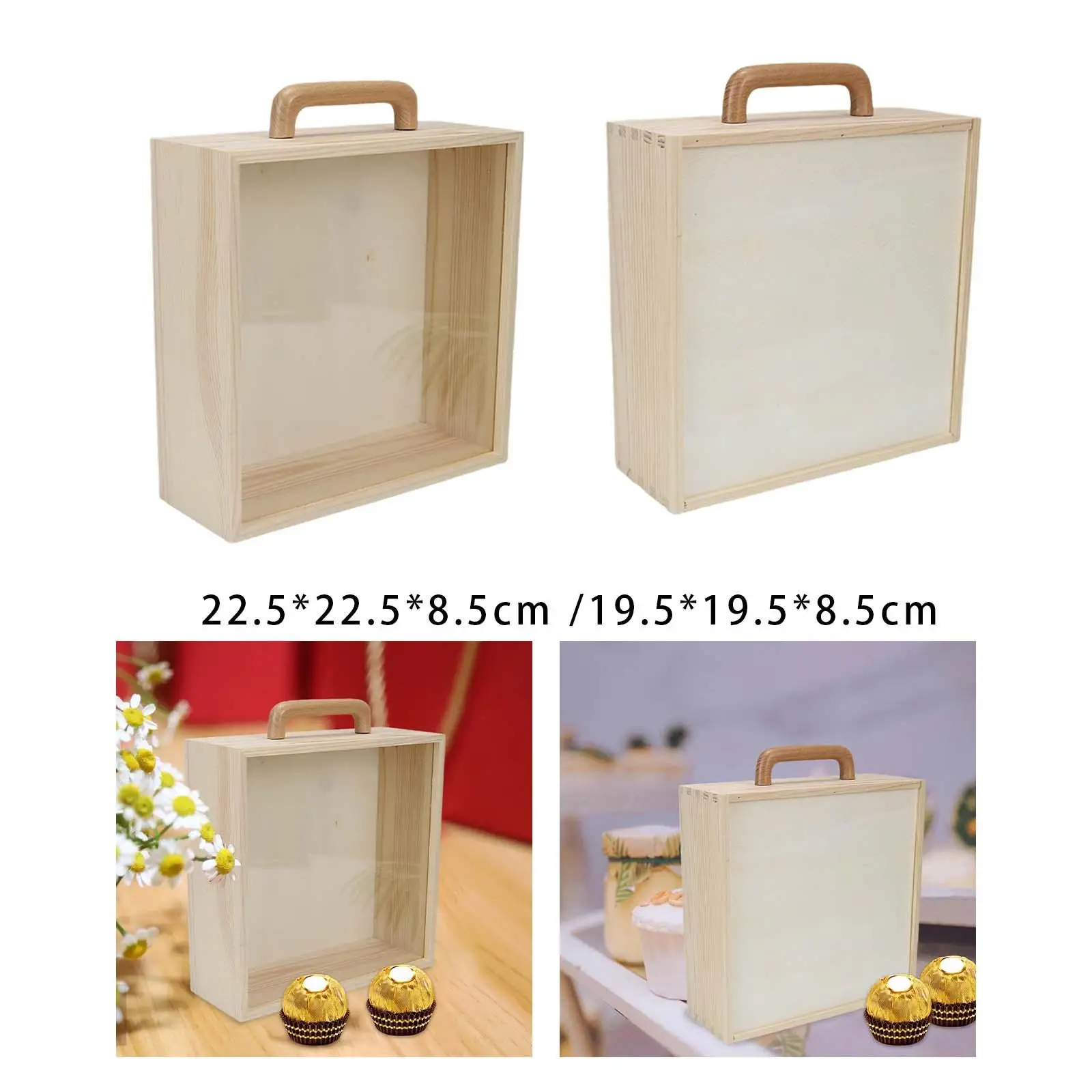 Es, Wooden Box With Sliding Lid, Wooden Boxes For Crafts, Wood Crafts Box, Wooden Gift Box With Slide Lid