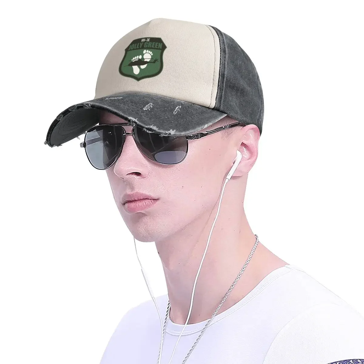 HH-3E Jolly зеленая бейсболка винтажная шляпа Rave роскошная брендовая кепка мужские