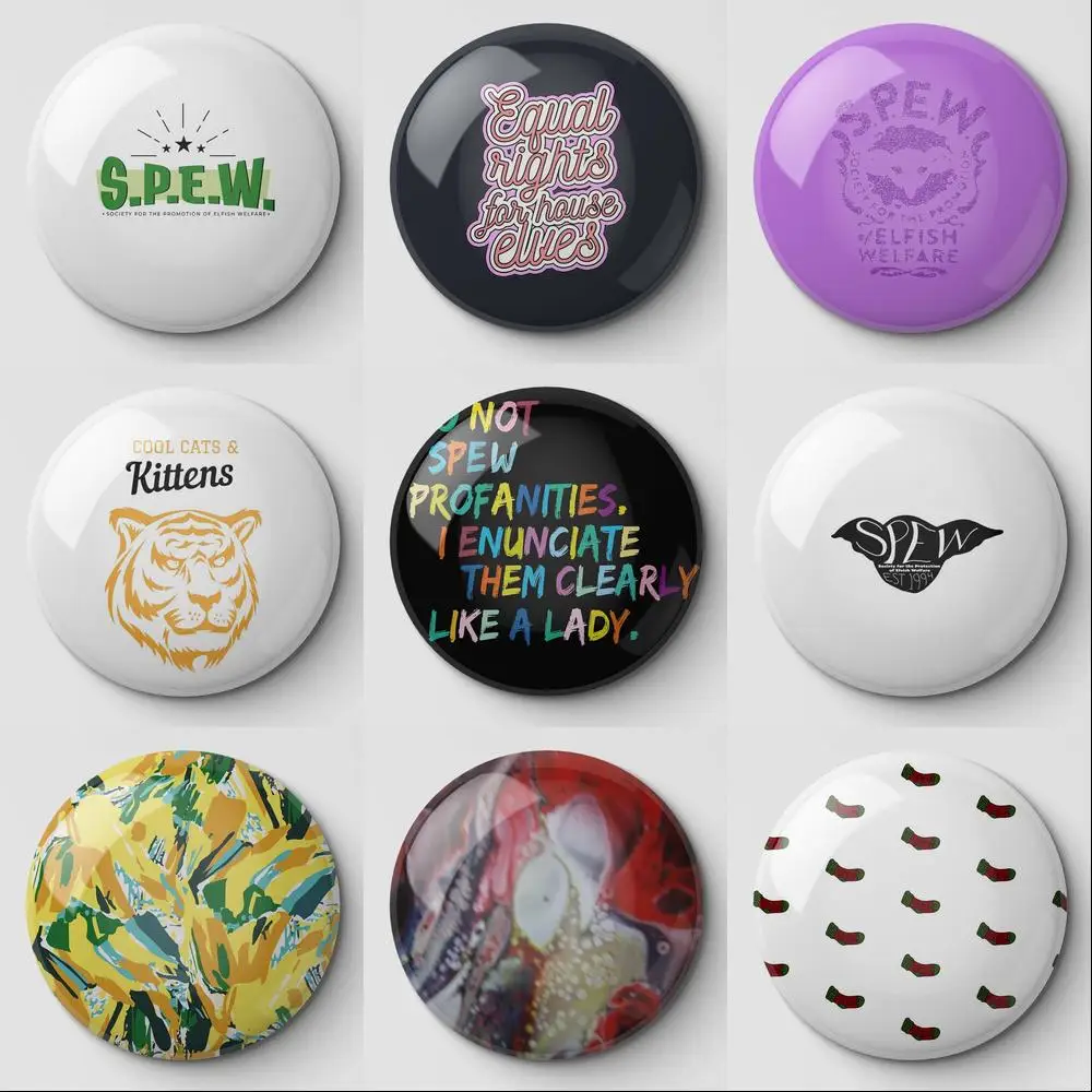 Spew Society For The Promotion Of Elfish Welfare Hermione Granger Soft Button Pin Customizable Brooch Fashion Cartoon Cute Gift | Дом и сад