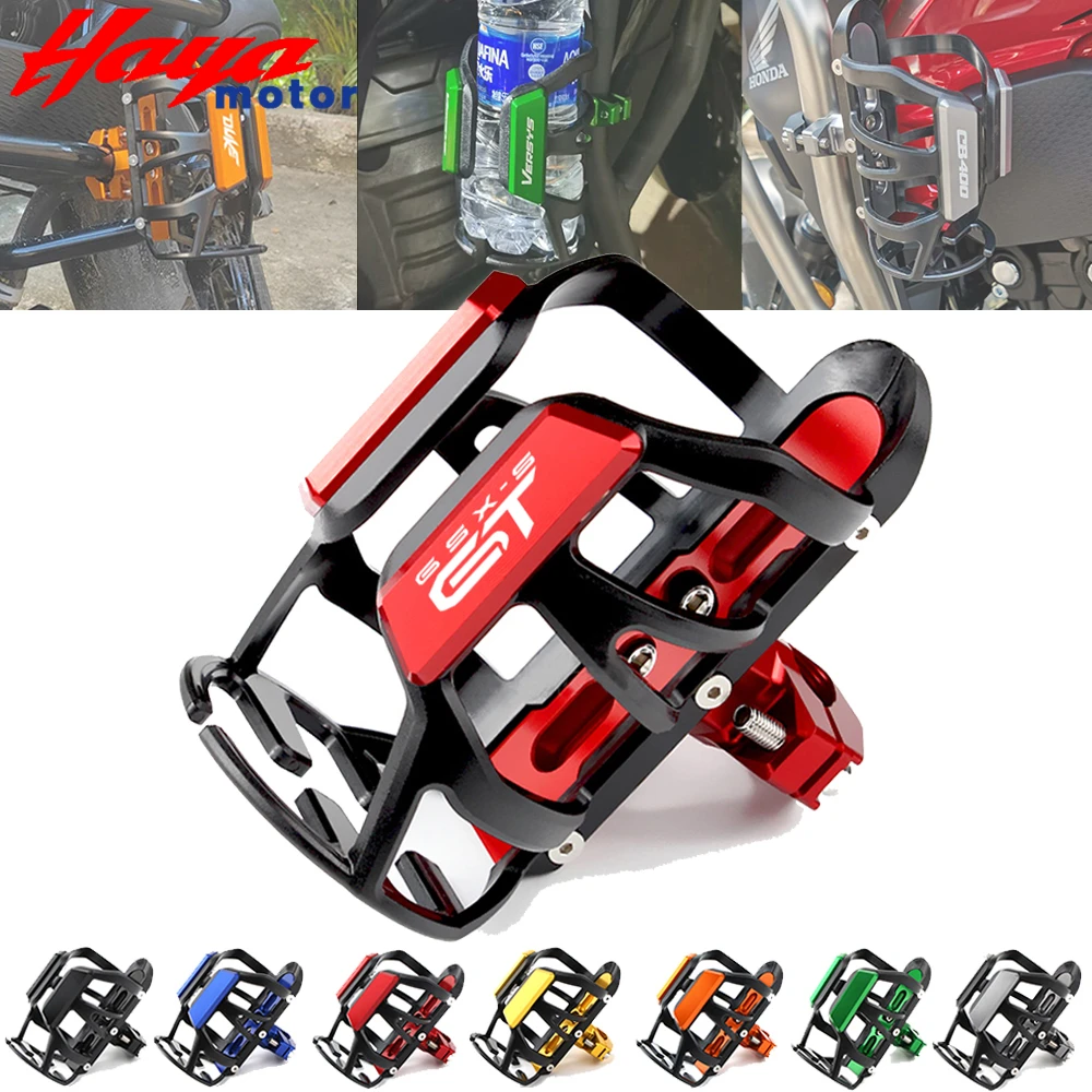 

New For SUZUKI GSXS1000GT GSX-S1000GT GSX S 1000 GT GSXSGT 2010-2022 Motorcycle CNC Beverage Water Bottle Drink Cup Holder Mount
