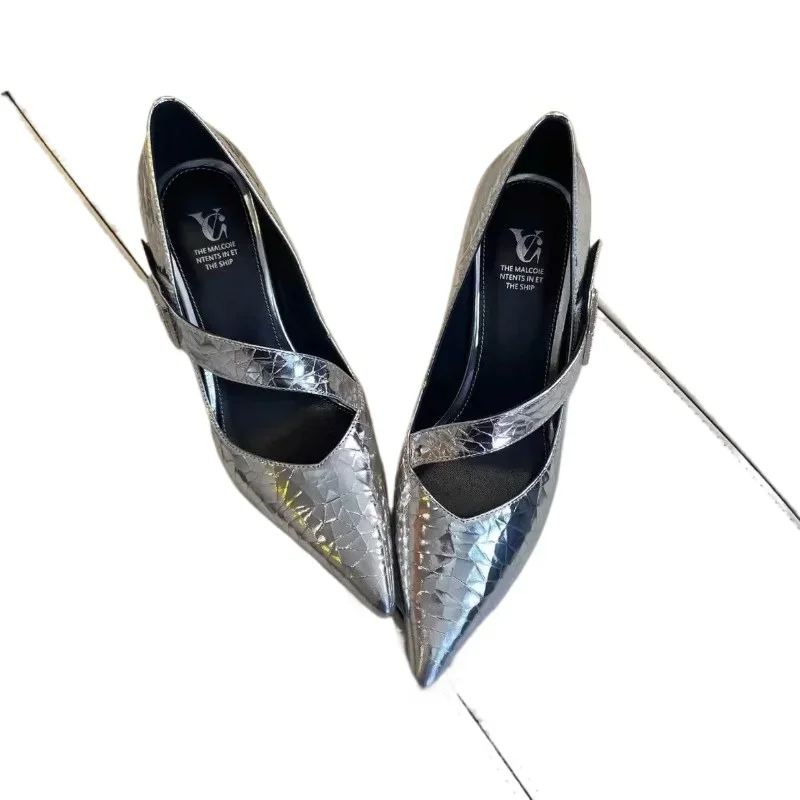 Туфли-лодочки пикантные женские туфли на высоком каблуке 2024 трендовая мода