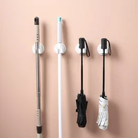 traceless broom hook strong non marking punch free mop clip wall mount high quality home storage rack bathroom accessories
