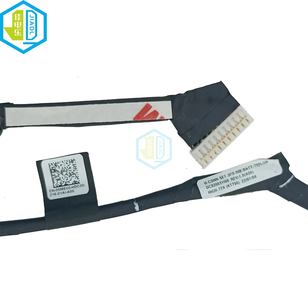 Фото Кабель для аккумулятора ноутбука Dell для Alienware X14 R1 R2 HDS41 05M8X0 5M8X0 0284V4 284V 4 запасные части DC020049900 DC02003YI0 №2