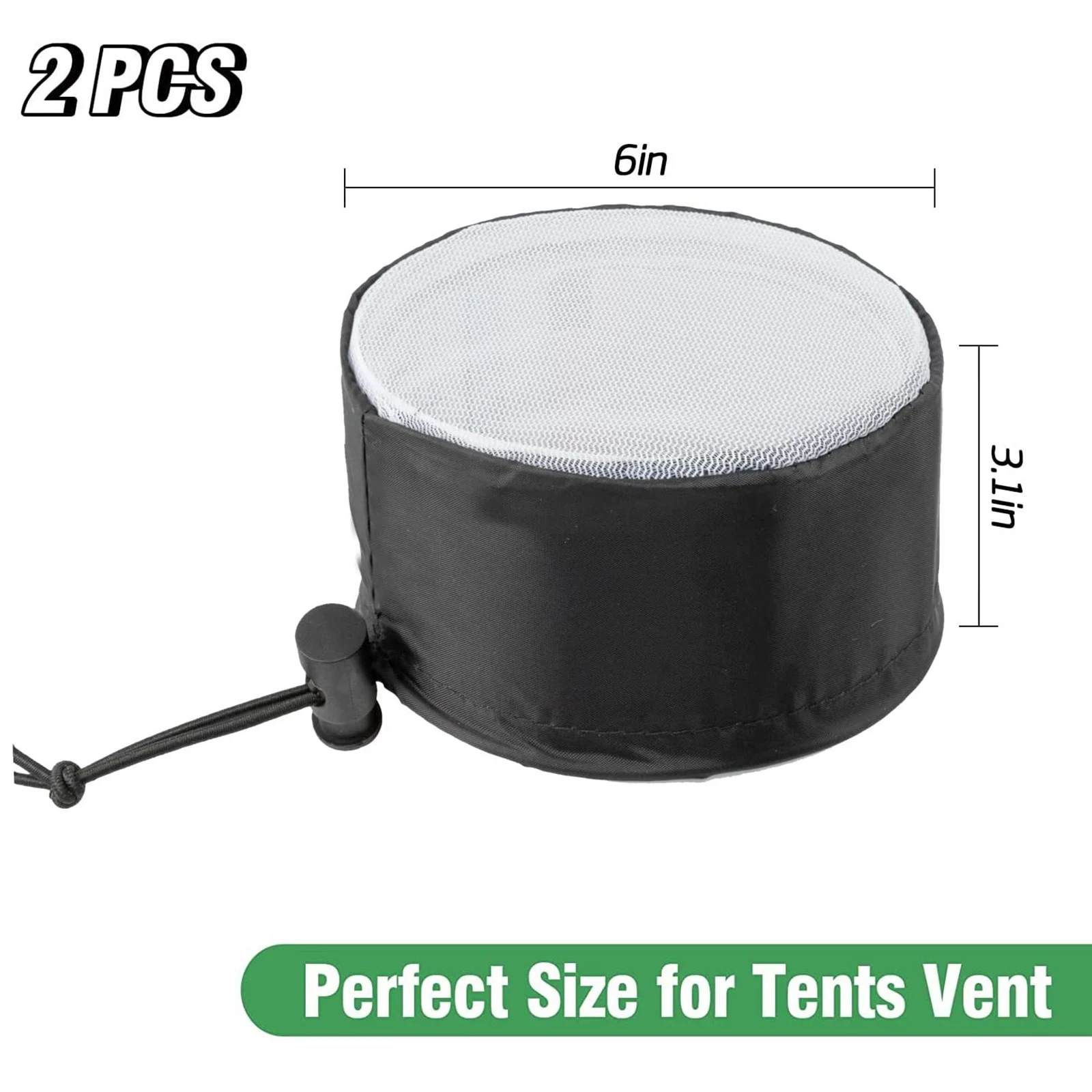 

2Pcs Mosquito Dust Net Cover Plant Tent Vent Insect Net Ventilation Duct Filter 4in/6in/8in Air Conditioning Duct Filter Nets