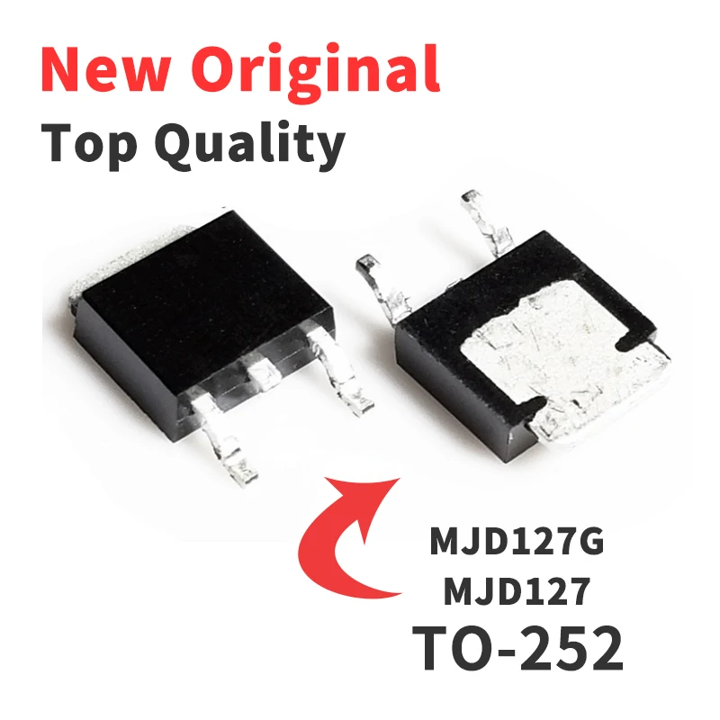

Трубчатый чип MJD127G J127G TIP127 MJD127 SMD SOT-252 TO-252 PNP, интегральная схема, абсолютно новая, оригинальная, 10 шт.
