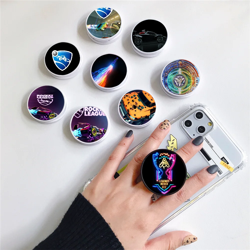 Rocket League Game Folding Phone Holder Stand Mobile Surport For iPhone Huawei xiaomi samsung black silicone Etui fashion |
