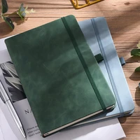 260 pages a5 pu leather cover traveler journal notebook lined paper diary gift