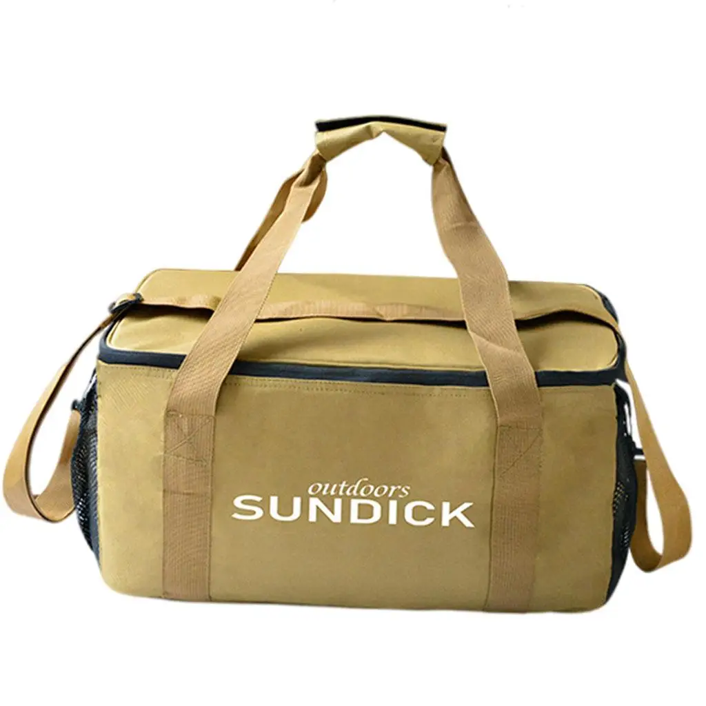 

Camping Insulated Picnic Bag Cooler Storage Basket Waterproof for Travel