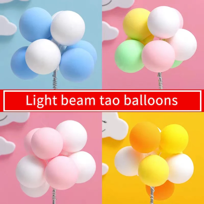 Cake decoration plugin confessions balloon ls lovely color light clay balloon string card birthday party dessert