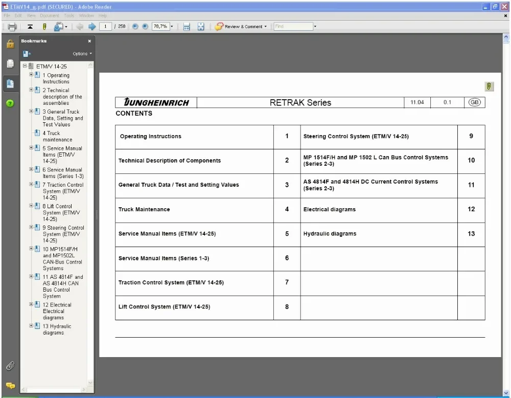 Запчасти для подъема вилок Jungheinrich ET + ремонт SH джудит 4 (4 36) патч с возможностью