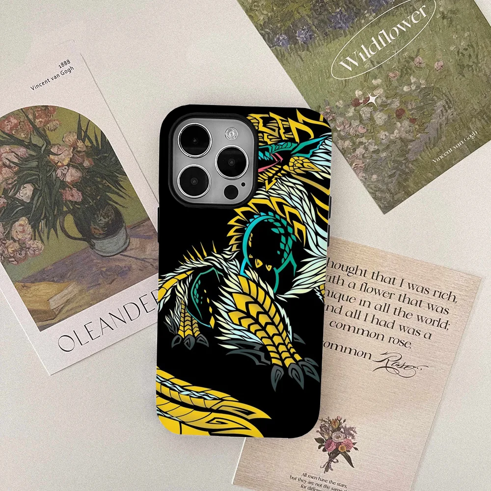 Monster Hunter — чехол для телефона Zinogre пленочный iPhone 16 15 14 13 12 11 Pro Max Plus