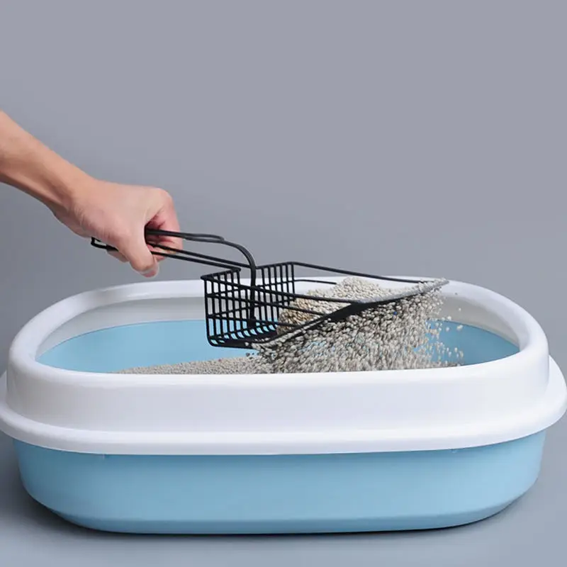 

Durable Pet Dog Cat Stainless Steel Cleaning Tool Puppy Kitten litter Scoop Cozy Sand Scoop Poop Shovel Product For Pets Cat Sup