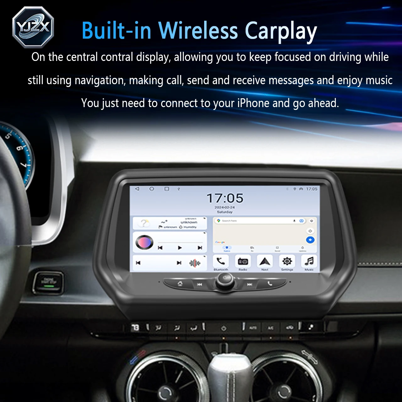 Для Chevrolet Camaro 2015 2016 2017 2018 2019 2020 GPS Navi радиоприемник головное устройство Carplay автомобильная стерео Android 11 плеер (art.: 3920d2eea435b) - 3920d2eea435b