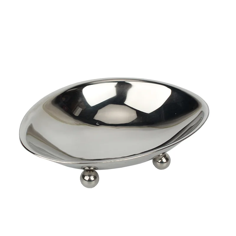 

stainless steel snacks dried fruit plate living room fruit refreshments KTV fruit plate candy plate jam seasoning plate