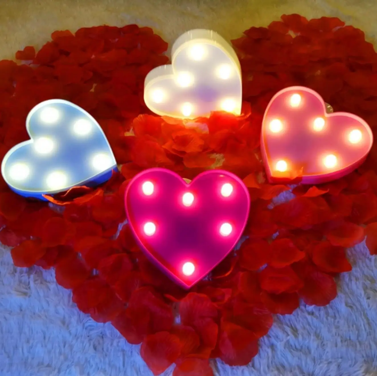 

Led love decorative lamp letter lamp heart shape lamp