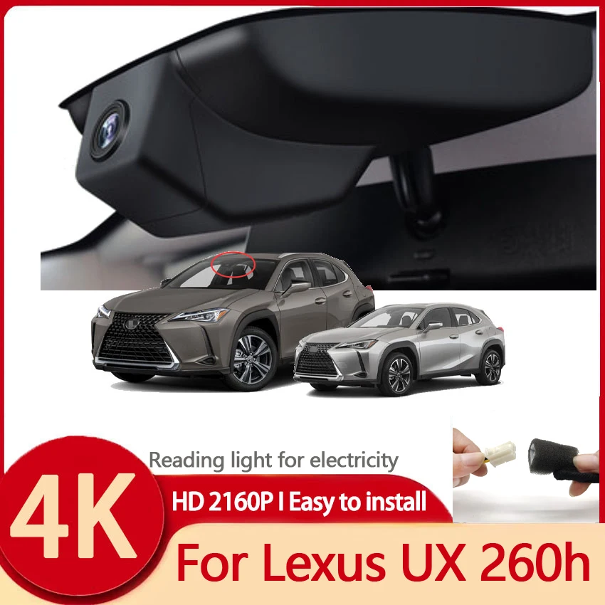 

New! UHD 2160P Easy to install Car DVR Video Recorder Dash Cam Camera For Lexus UX 2019 2020 2021 2022 Night Vision High Quality