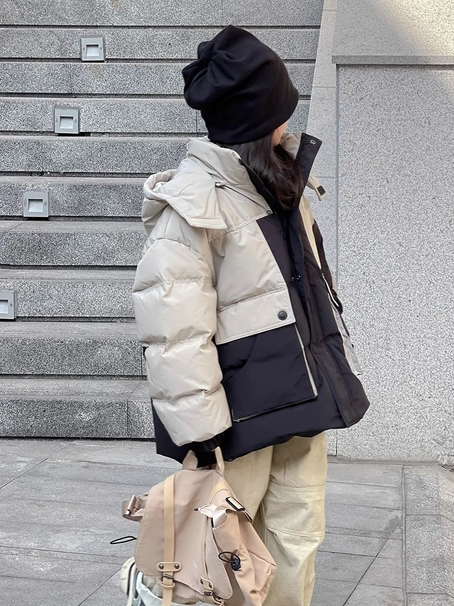 Детский пуховик с капюшоном на Возраст 4-12 лет