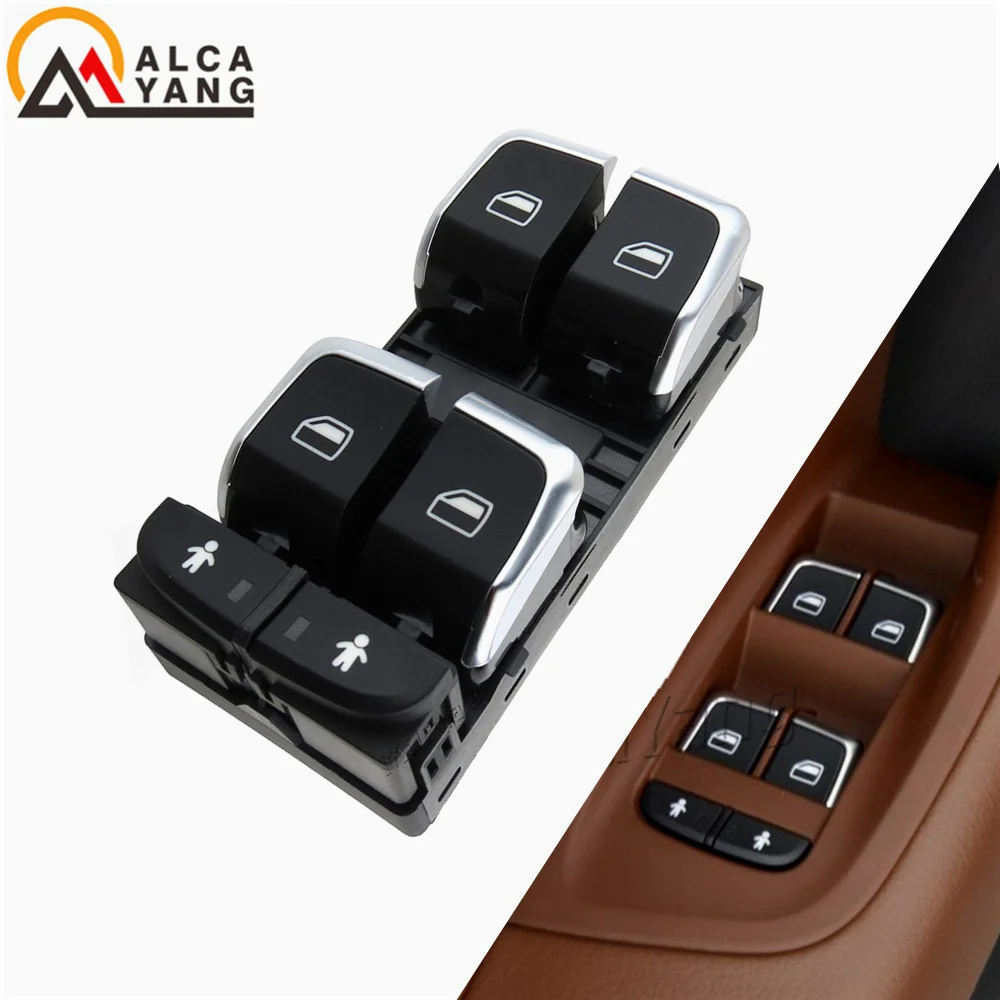 

For Audi A6 C7 A6 Allroad A6 Avant A7 Q3 Driving Side Master Switches power Window Control Switch Button