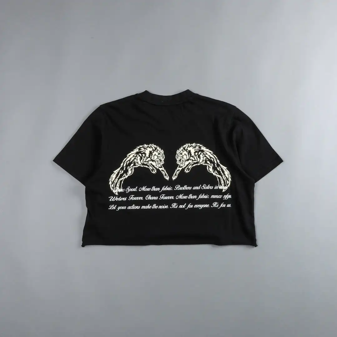 Darc She Shirt Women Crop Sports Tops Femme Fitness Yoga T Shirt Gym Sportswear High Quality Tee Crossfit Workout Loose Cropped