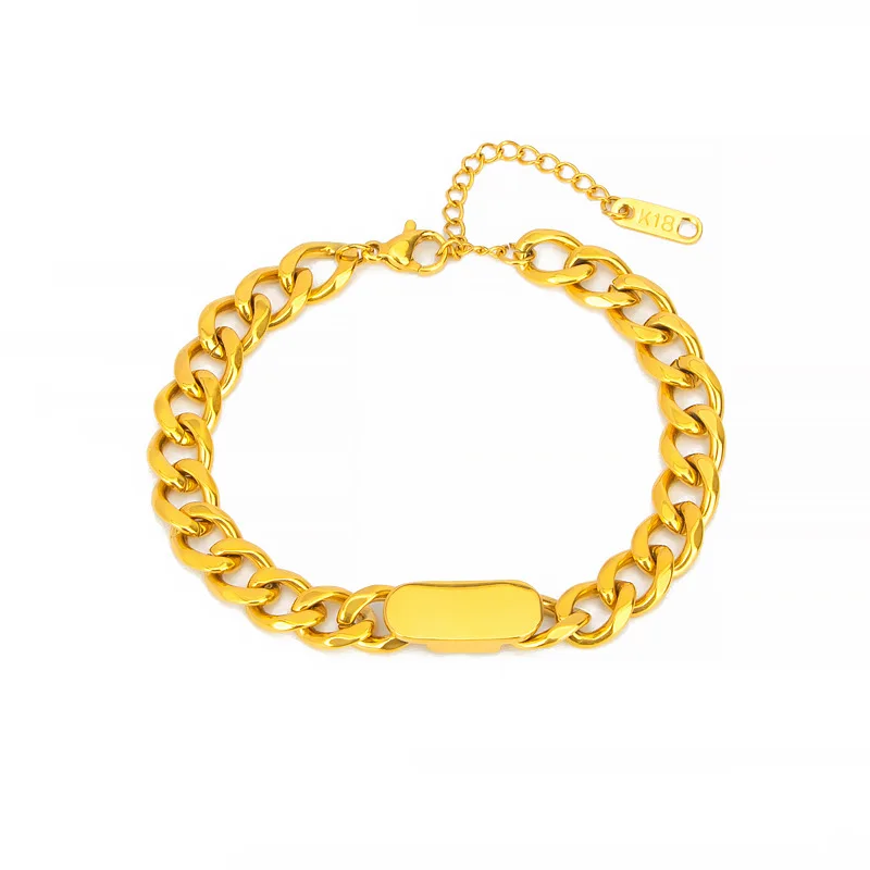 

Браслет-цепочка мужской/женский, из нержавеющей стали