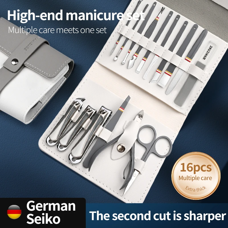 Импортный полный набор инструментов для ухода за искусственными ногтями легкие