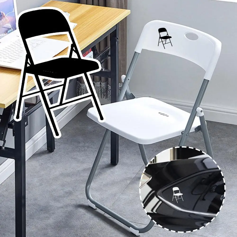 Stickers 8x8cm Riverfront Montgo Folding Chair Fight Car Laptop Stickers