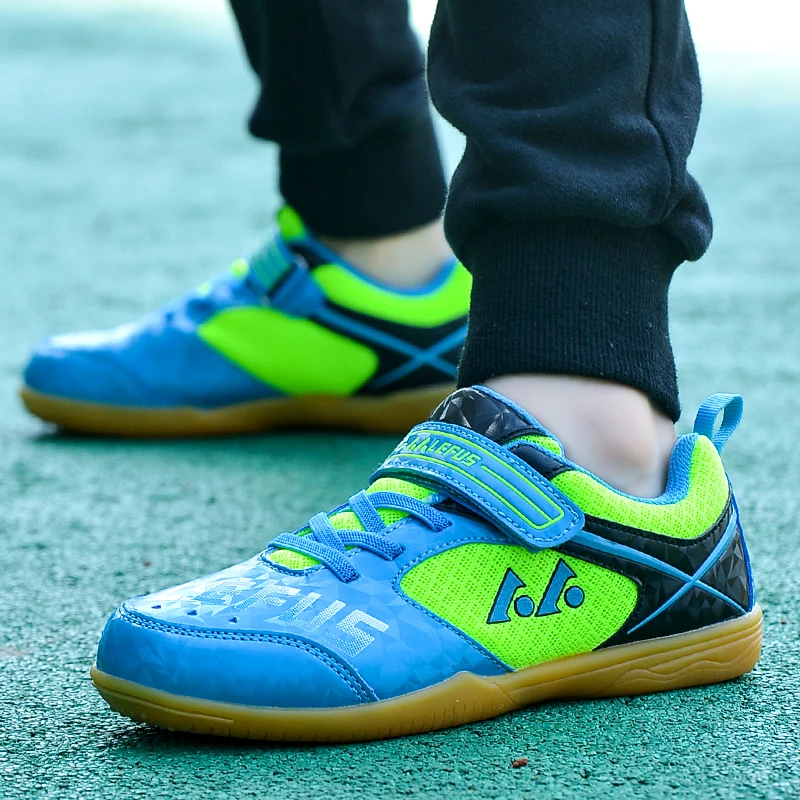 2022 New Professional Table Tennis Shoes Boys Sports Shoes Light and Breathable Training Shoes Size 31-37 Big Kids Sneakers Men