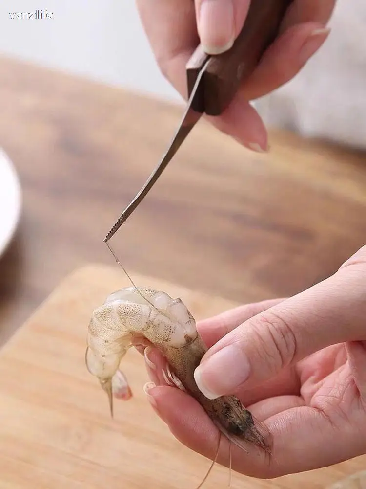 

Open Shrimp Back Artifact Kitchen Line Tool Shrimp Pick Intestinal Seafood Scissors Shrimp Sided Shelter Garlic cutter