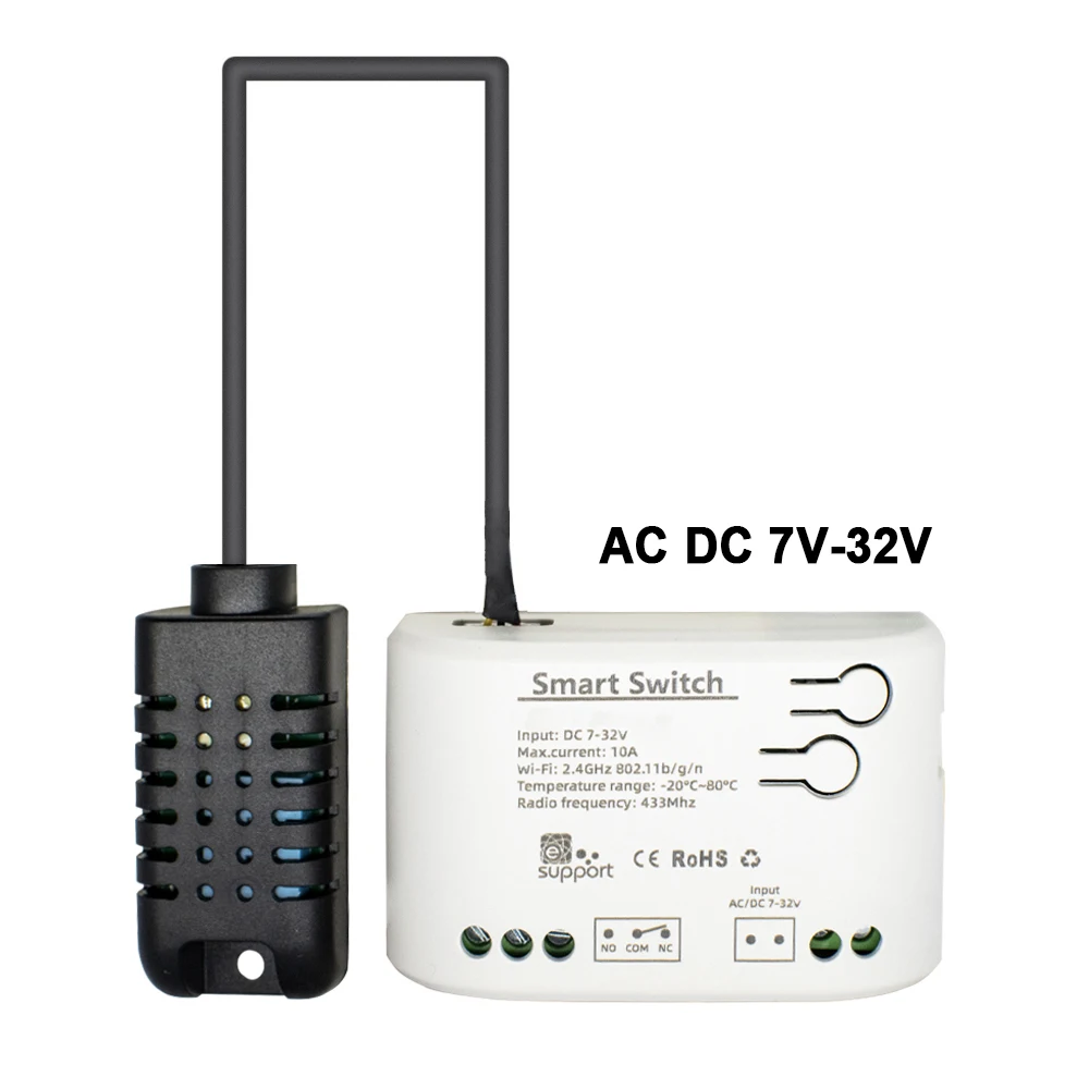 Scimagic-RC Умный WiFi-переключатель с датчиком температуры и влажности