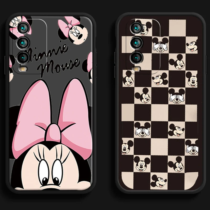

Disney Mickey Phone Cases For Xiaomi Redmi 10 Note 10 10 Pro 10S Redmi Note 10 5G Funda Soft TPU Coque Carcasa