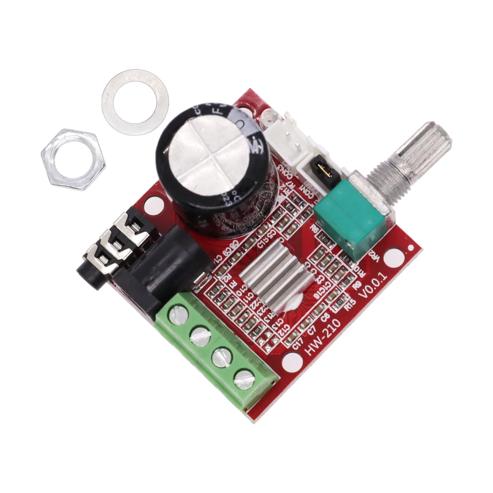 Горячая Распродажа 12V Mini Hi-Fi PAM8610 плата аудио стереоусилителя 2X10W двухканальный D