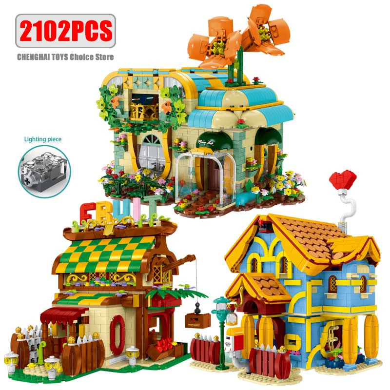 Креативные городские флористические строительные блоки для современных