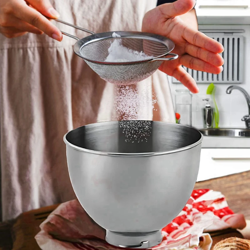Фото Чаша для миксера из нержавеющей стали 304, 4.5QT/5QT, для серий Classic&Artisan, пригодна для мытья в посудомоечной машине - ROWI №4