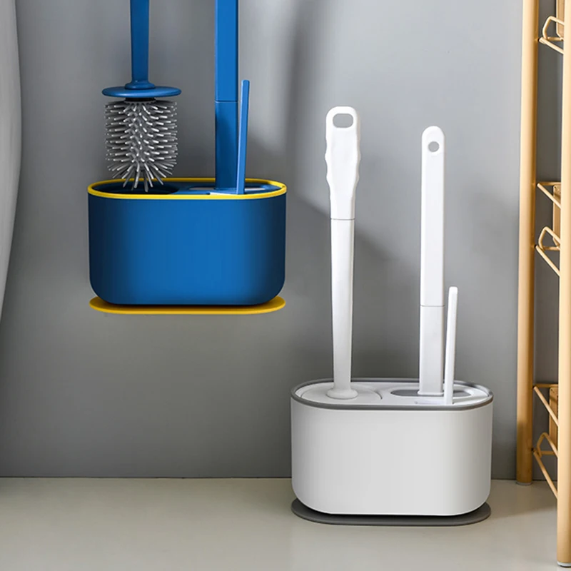 

Dredge White Toilet Brush Hanging Paper Holder 2 In 1 Toilet Brush Cleaning Creative Escobilla Inodoro Home Accessories GTJ50