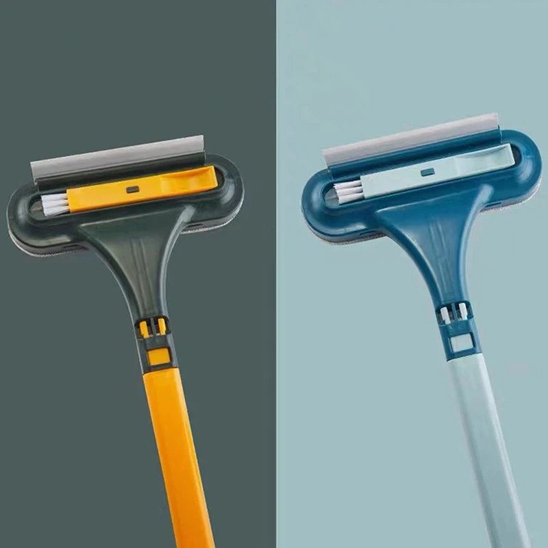 

New Mesh Screen Brush Detachable Double Side Window Cleaner Scraper Cleaning Brush with Long Handle Cleaning Tool Equipment