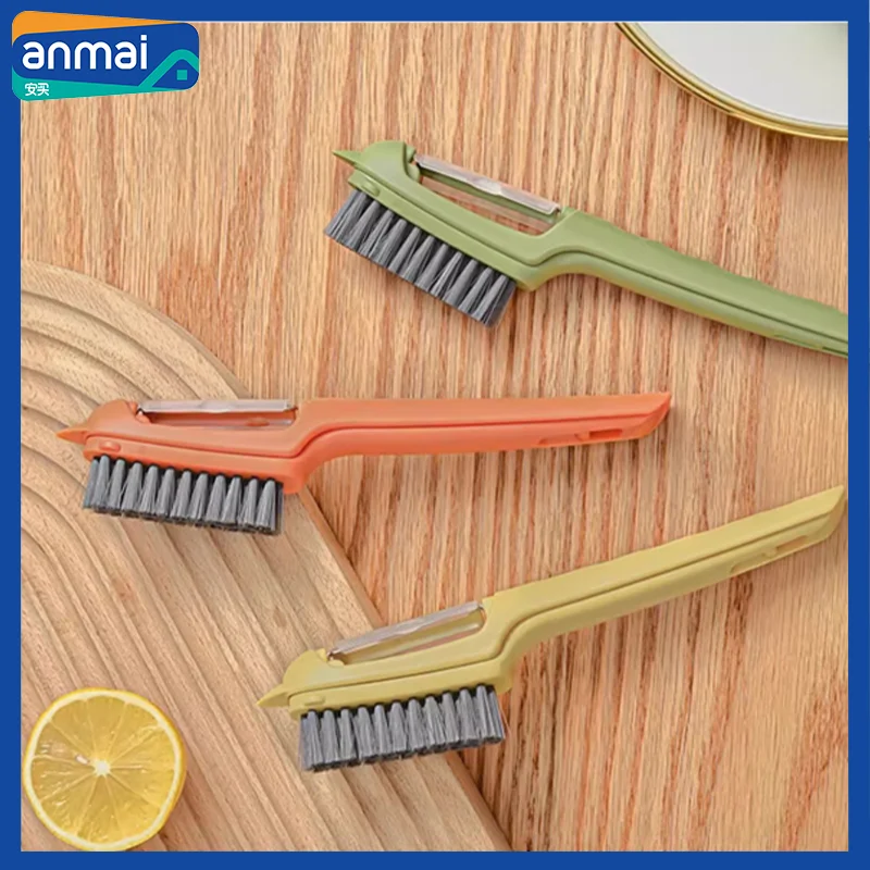 Anmai многофункциональная Чистящая щетка 2 в 1 для фруктов овощей пищевых продуктов