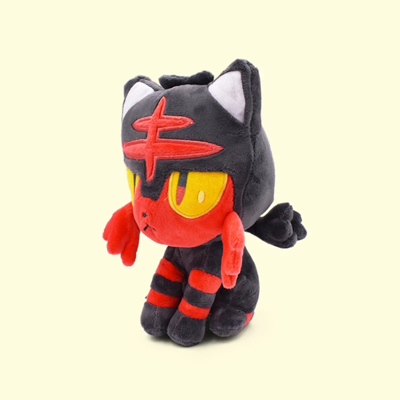 Серия Pokemon Litten плюшевая кукла анимация периферийные декоративные украшения