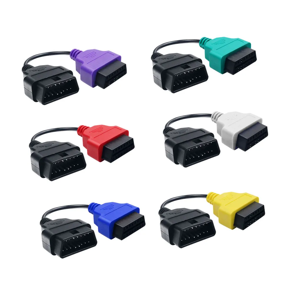 Для Fiatecuscan OBD2 разъем диагностический кабель-адаптер для Fiat ECU Scan Multiecuscan адаптер