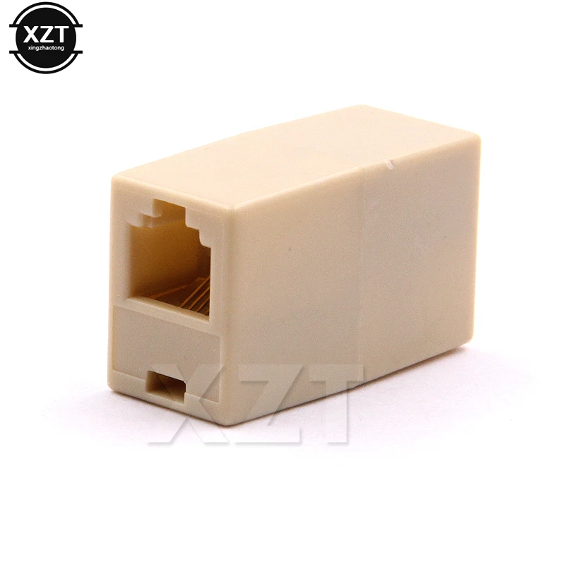 Высококачественный телефонный прямой соединитель 50 шт./лот RJ11 6P 4C удлинитель