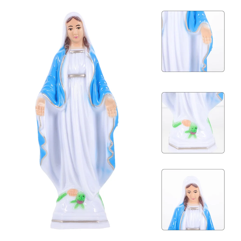 Украшение Девы Марии пластиковая мини-статуя католицизм подарок церковное