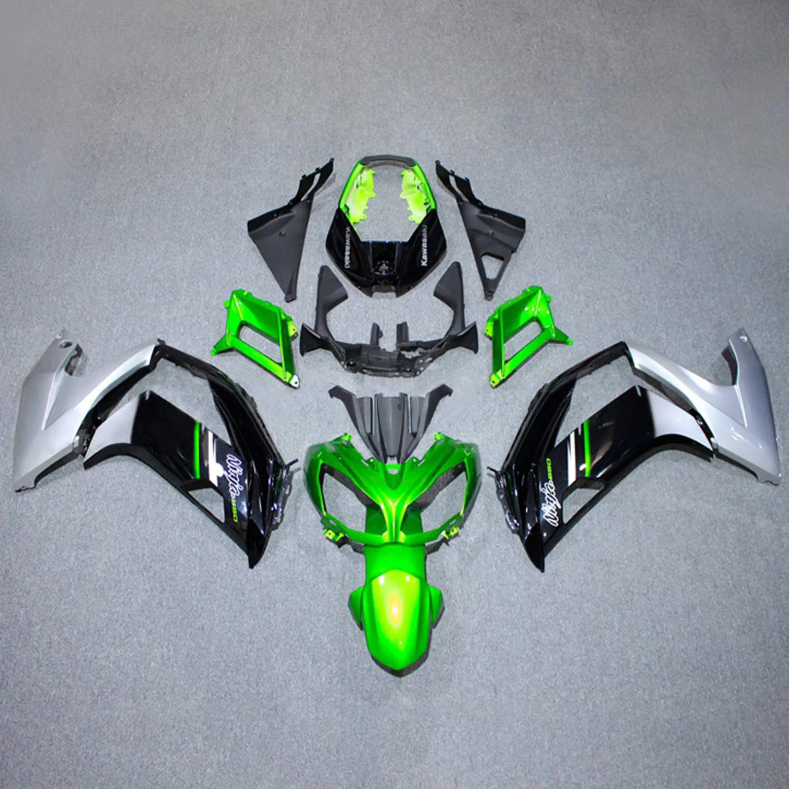 Комплект обтекателя Topteng кузов пластик из АБС-пластика подходит для Kawasaki ER6F Ninja 650
