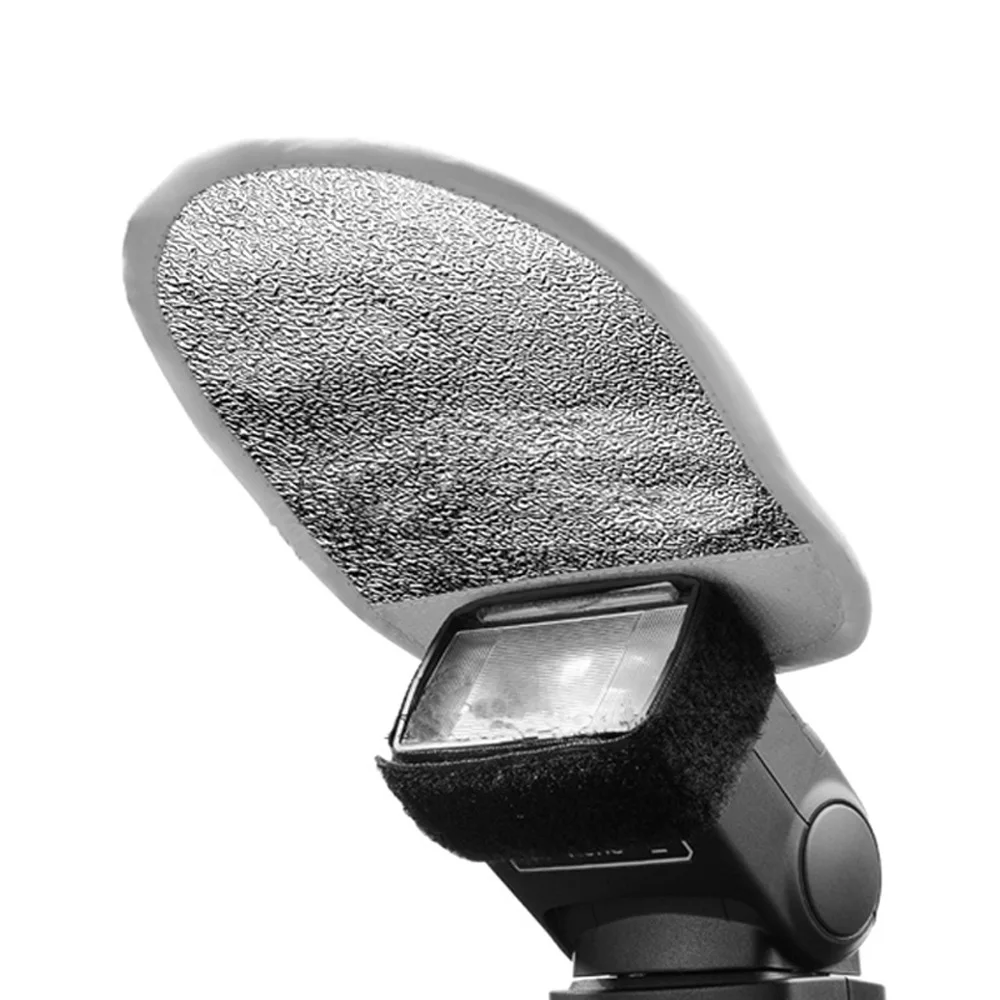 

For Canon Sony Set-top Reflector Silver-white Dual-use Set-top Flash High-quality Reflector Soft Light Baffle Reflector