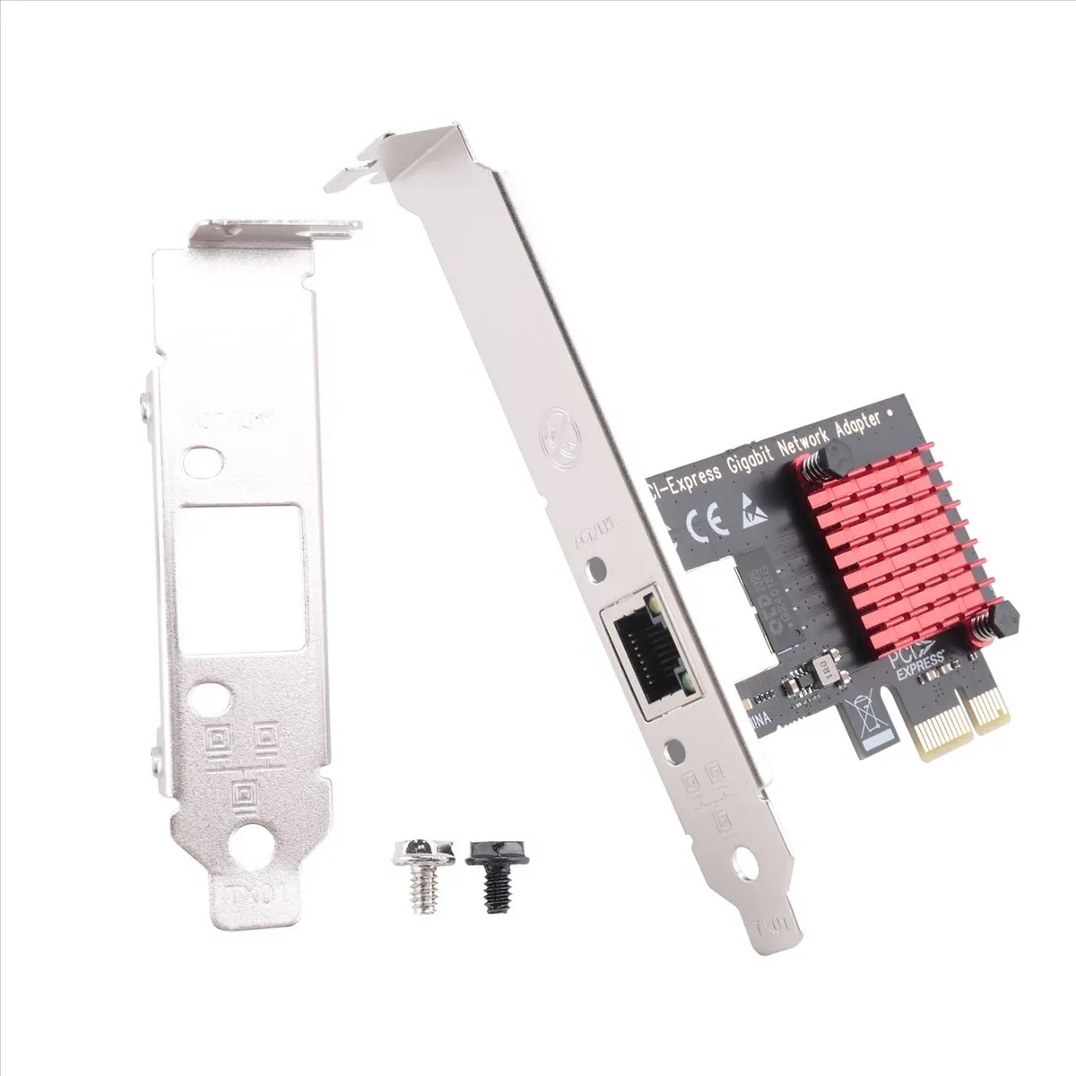 Фото 【A16I~】 Сетевая карта PCIE, гигабитная сетевая карта 10/100/1000 Мбит/с, проводная сетевая карта RJ45, сетевой адаптер PCI-E, LAN-карта №2
