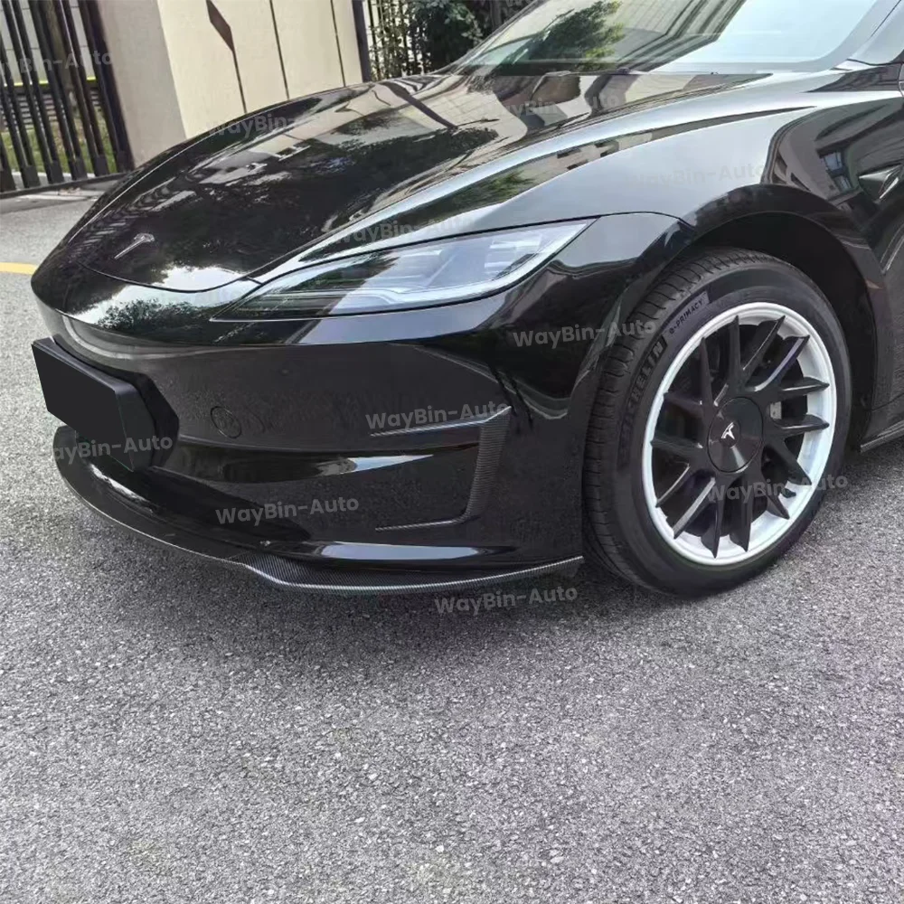 Для Tesla Model 3 Highland 2024 FDC Sport Protezione Maisonore Trim Spoiler ABS Nero Kit corpo in carbonio Автоаксессуары