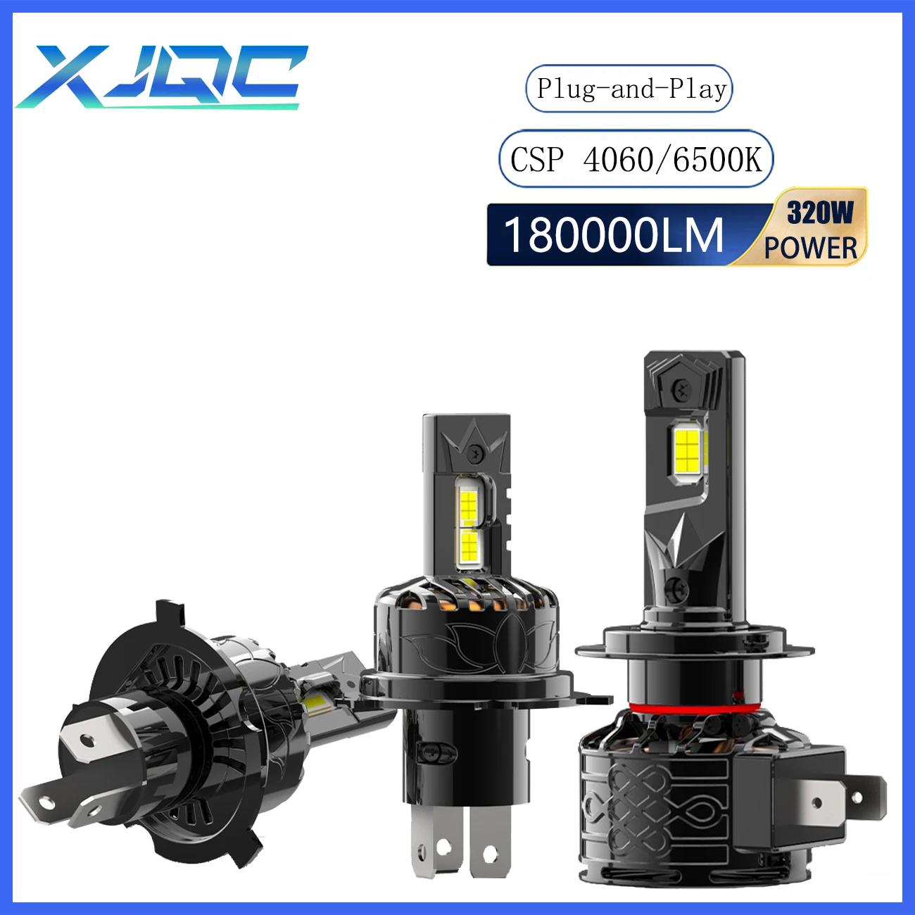 

320 лм, 9005 Вт, H7, H4, HB3, 9006, HB4, подключи и работай, лампы головного света для автомобиля, Сверхъяркие высококонцентрированные детали для авто