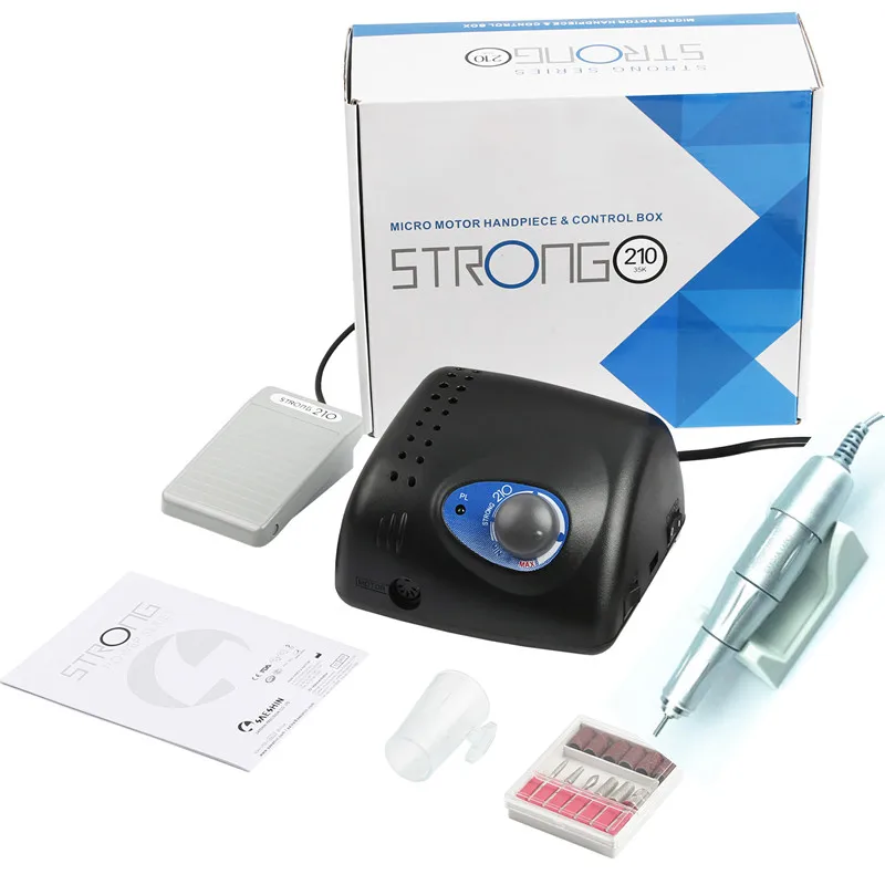 45000 об/мин серебряный наконечник STRONG 210 PRO 105L BTMARATHON микромотор saeshin полировка