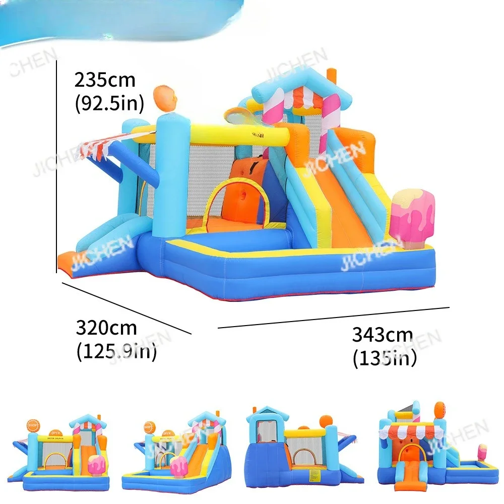 Фото CSS Versandte Artikel Детский замок Крытый небольшой домашний надувной замок Надувной батут Горка Комбинированные развлечения Па №2