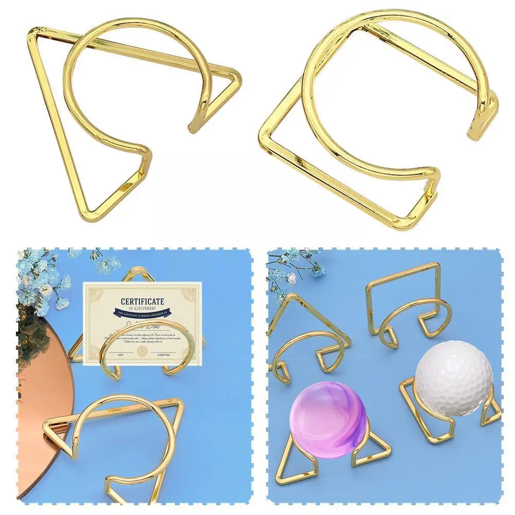 

Геометрическая Подставка для салфеток, металлический держатель для хрустальных шаров, украшения, пряжка, гостиничная Сфера, настольное полотенце для дисплея, Восстановленный I9k7