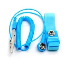 Antistatic Anti Static ESD Wristband Wrist Strap Cordless Wireless Clip Discharge Cables for Electronics Repair Work Tools