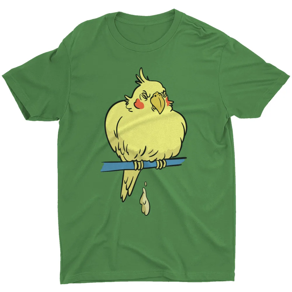 Футболка с желтым какаду футболка птицей забавная для любителей животных